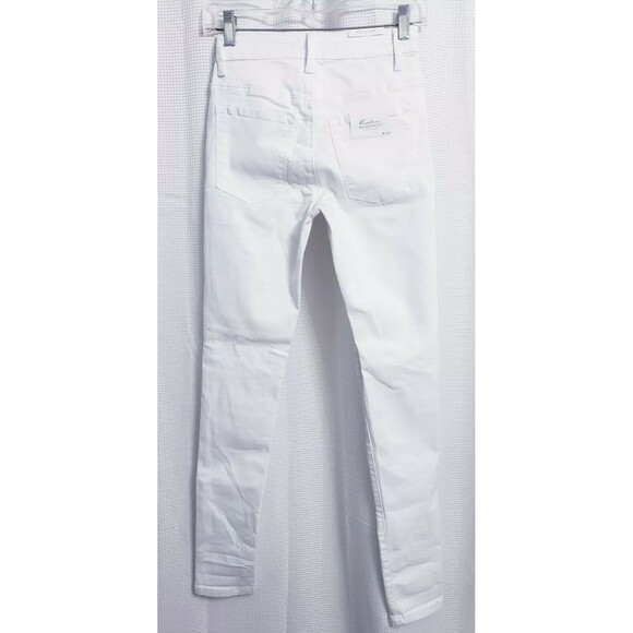 NWT Kancun Hi-Rise Estillo Distressed White Jeans Women's size 1 / 24 - Picture 3 of 5